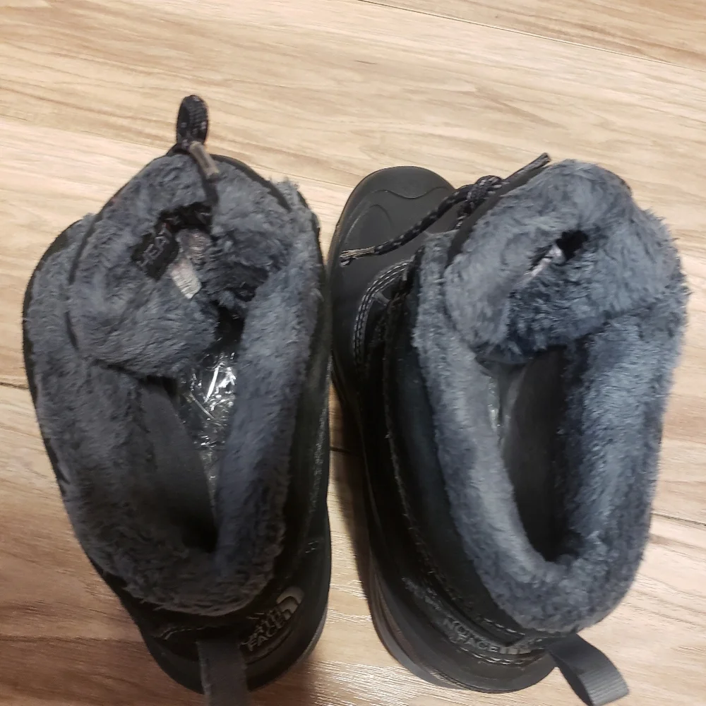 Northface Fur Lined Lace Up Waterproof Heatseeker Insulated Boots Women 10